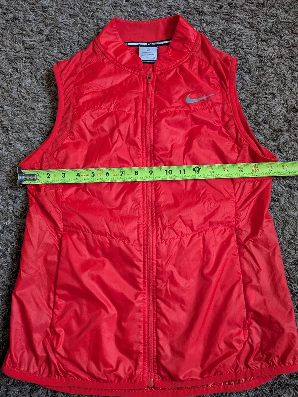 Nike Running Polyfill Aeroloft Bright Red Reflective Women's Vest M